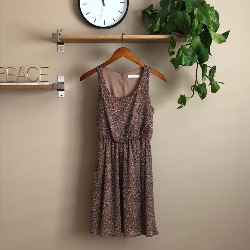Lush Leopard Print Dress Size XS